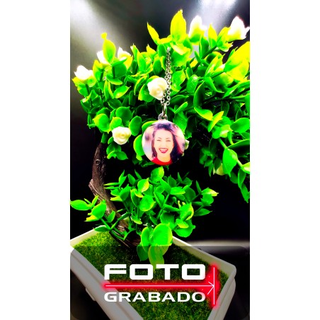 FotoGrabado Plata COLOR - Disco 2.2 cm