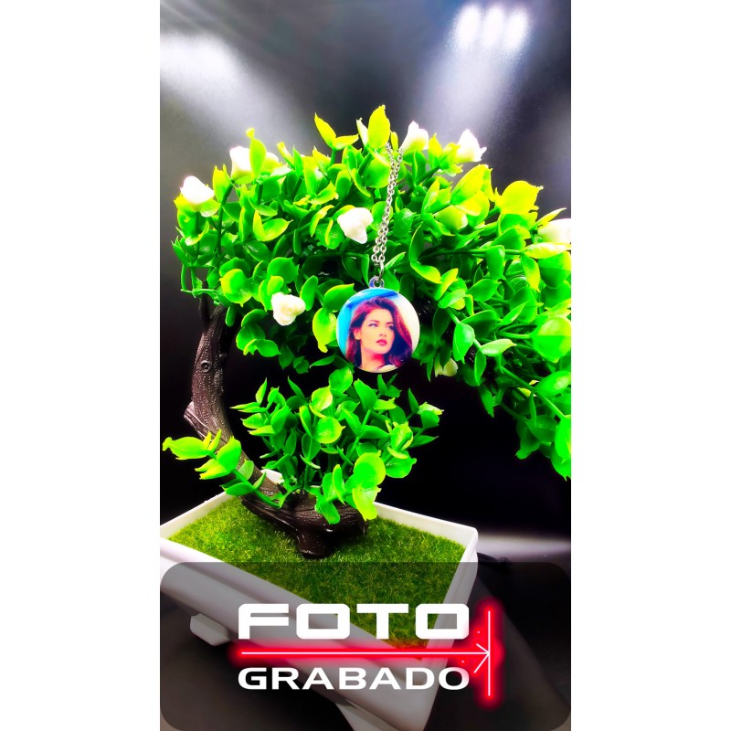 FotoGrabado Plata COLOR - Disco 2.5 cm