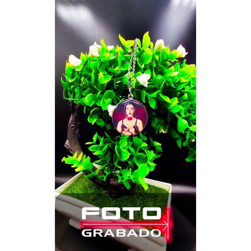 FotoGrabado Plata COLOR - Disco 3 cm