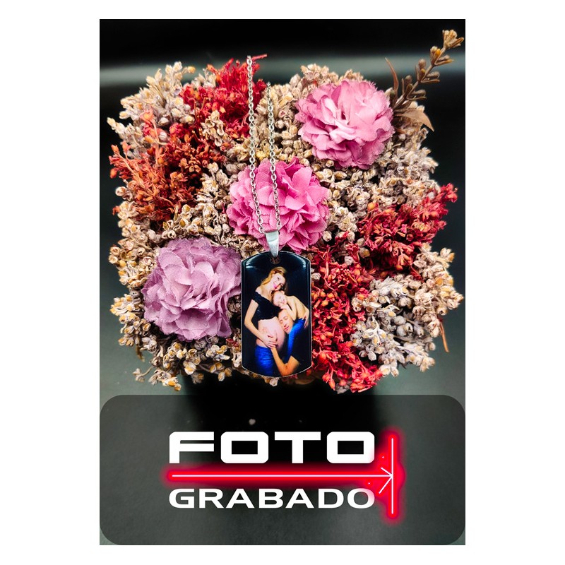 FotoGrabado COLOR - Placa 4.2 x 2.4 cm